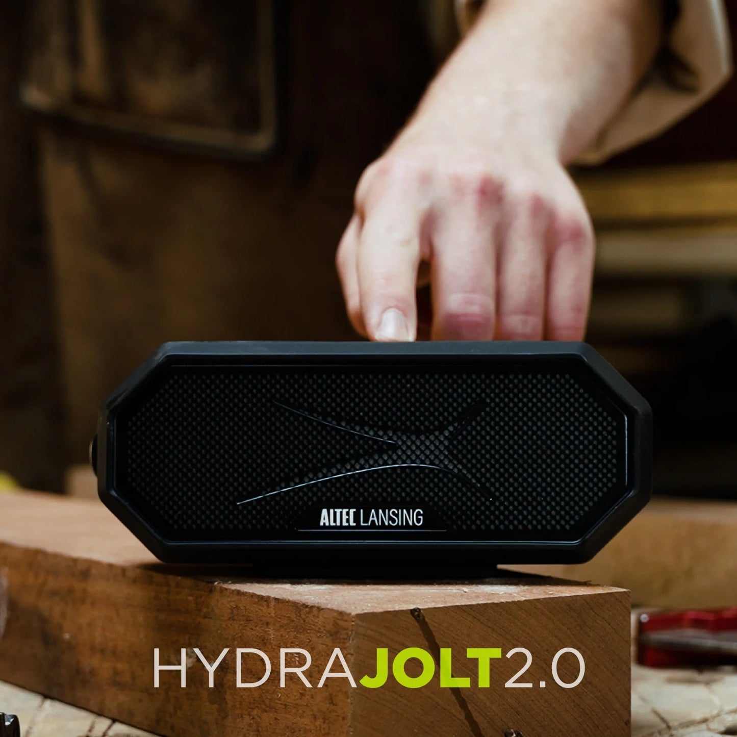 Hydrajolt 2.0 Everythingproof Bluetooth Speaker, Waterproof IP67, 16H Playtime, LED Lights, USB-C Quick Charge, Power Bank, 100Ft Wireless Range, Built-In Magnet & Carabiner