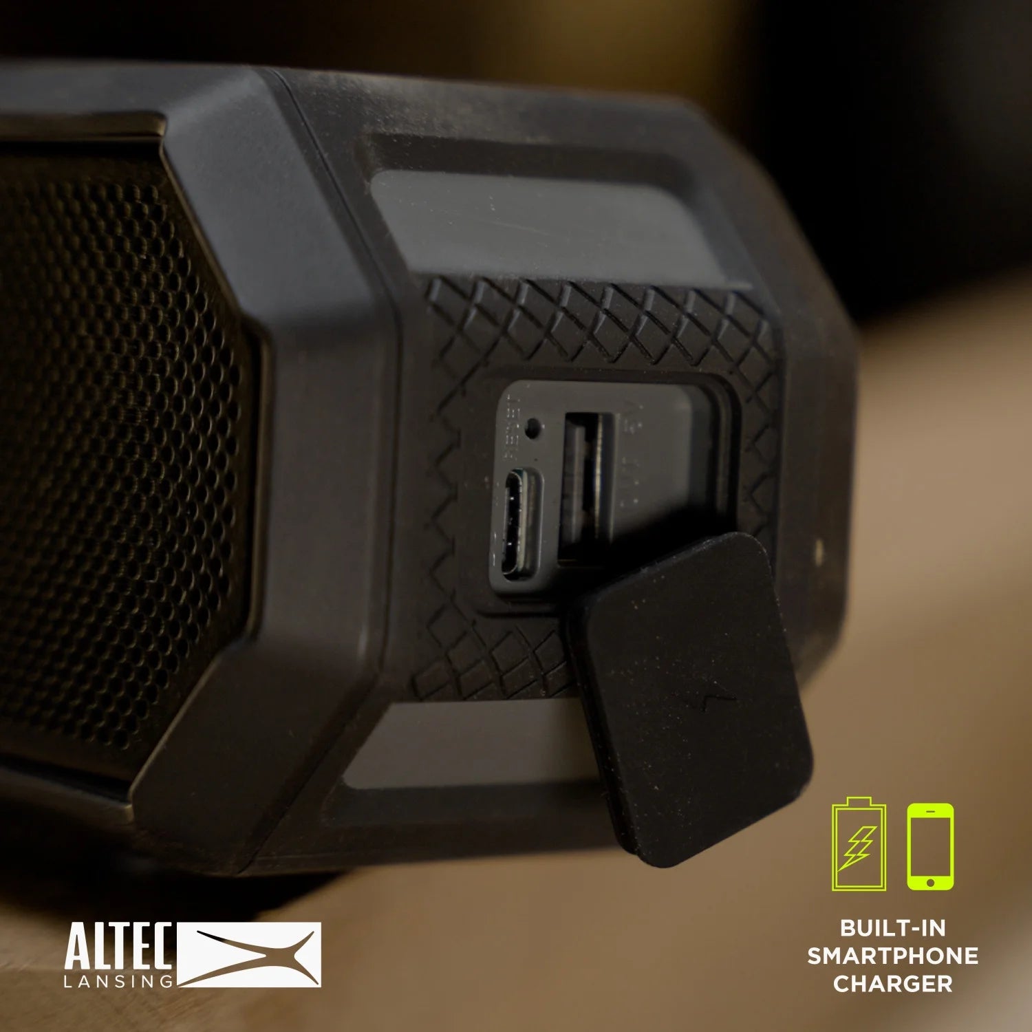 Hydrajolt 2.0 Everythingproof Bluetooth Speaker, Waterproof IP67, 16H Playtime, LED Lights, USB-C Quick Charge, Power Bank, 100Ft Wireless Range, Built-In Magnet & Carabiner