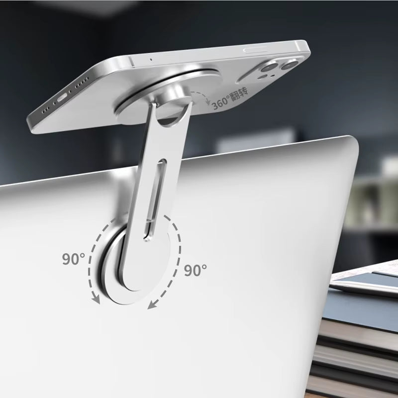 Magnetic Phone Holder for Iphone 13/14 for Magsafe Metal Laptop Phone Stand Monitor Display Side Mount Tablet for Imac Bracket