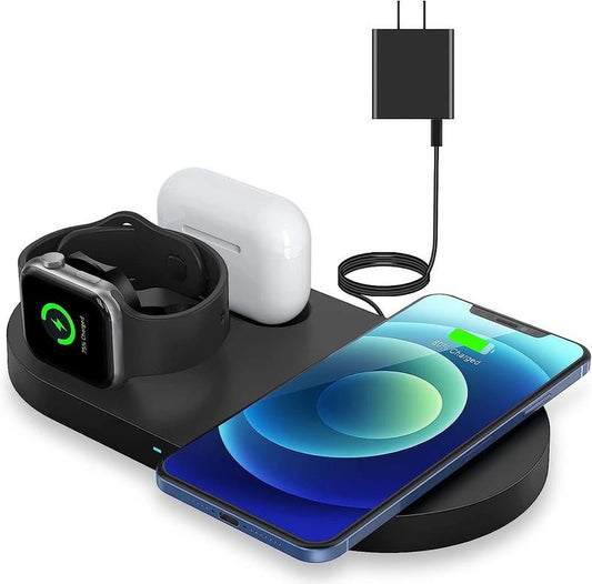 Wireless Charger,3 in 1 Wireless Charger for ,Fast Charging Station for Multiple