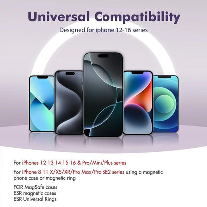 Wireless Power Bank, 10000Mah Fast Charging, with LED Power Display, 2 in 1 Port