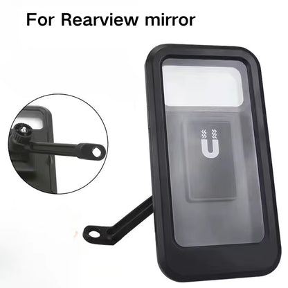 Waterproof Mobile Phone Holder for Motorcycle Bike Magnetic Cycling Phone Bag GPS 360° Swivel Adjustable Stand Phone Accessories