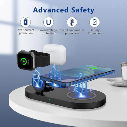 Wireless Charger,3 in 1 Wireless Charger for ,Fast Charging Station for Multiple